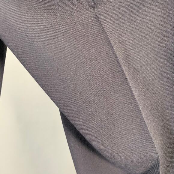 3.1 PHILLIP LIM Size 32 Navy Taupe Twill Viscose Blend Contrast Trim Dress Pants - Picture 4 of 10